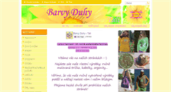 Desktop Screenshot of barvyduhy.cz